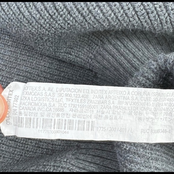 Zara Textured Knit Crewneck Sweater - Picture 4 of 4